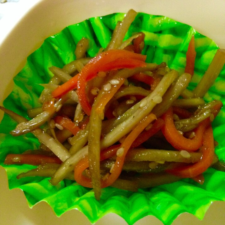 お弁当に 麺つゆで簡単きんぴらごぼう レシピ 作り方 By うみ ひま 楽天レシピ